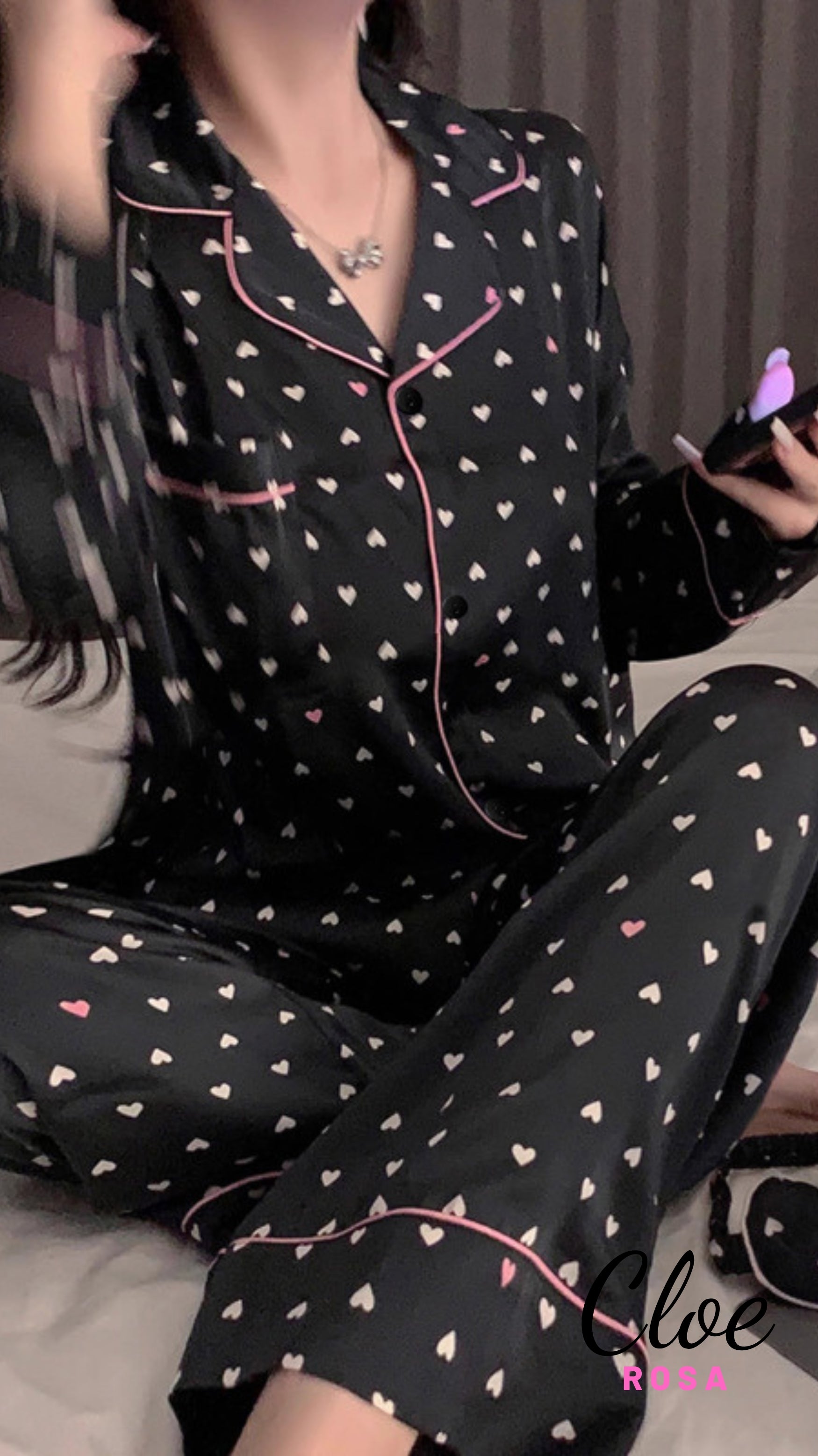 Pijama Cloe Poá® •