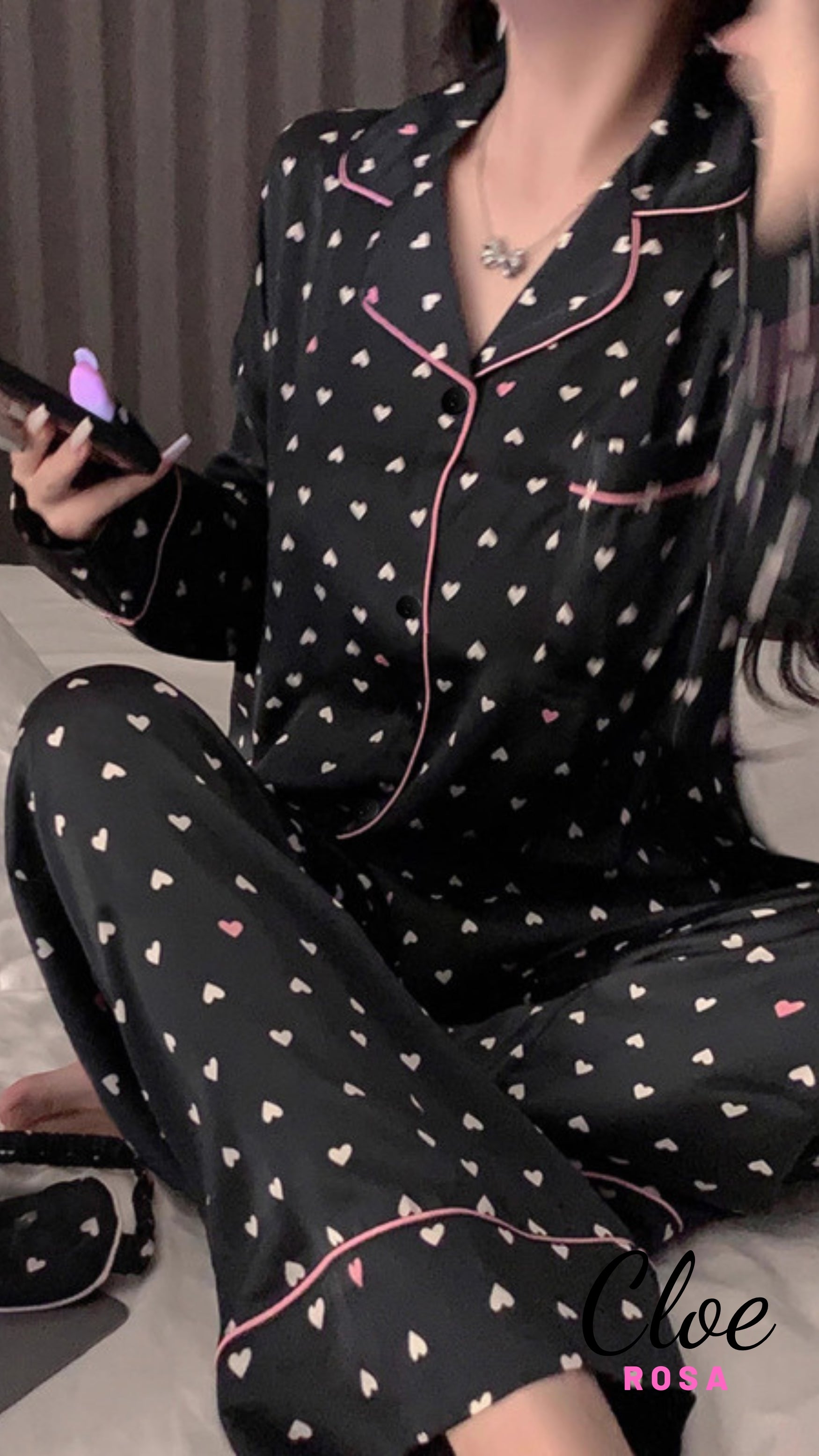 Pijama Cloe Poá® •